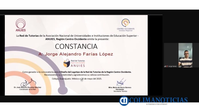 Gana docente UdeC convocatoria nal.de logotipo en ANUIES_Farías_a