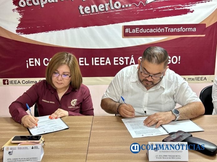 IEEA y DGETI hacen sinergia contra analfabetismo en el estado de Colima (2)