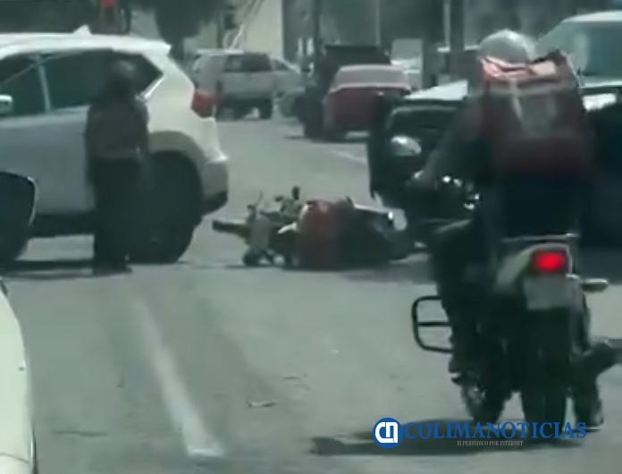 Incrementan accidentes de 'moto por aplicación' en Colima