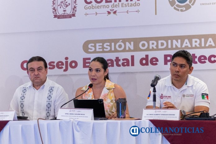 Indira Vizcaíno preside la Sesión del Consejo Estatal de Protección Civil (2)