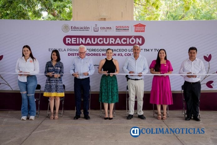 Indira Vizcaíno reinauguró la escuela primaria Distribuidores Nissan # 3 (5)