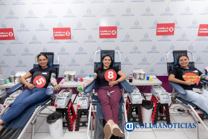 Indira encabeza 6ª Campaña Estatal de Donación Altruista de Sangre en Colima (2)