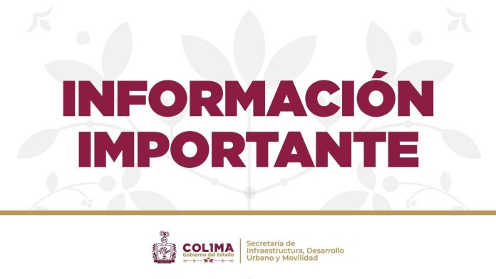 Información importante