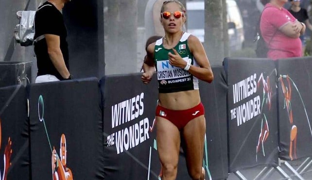 La maratoniana mexicana Citlali Cristian Moscote