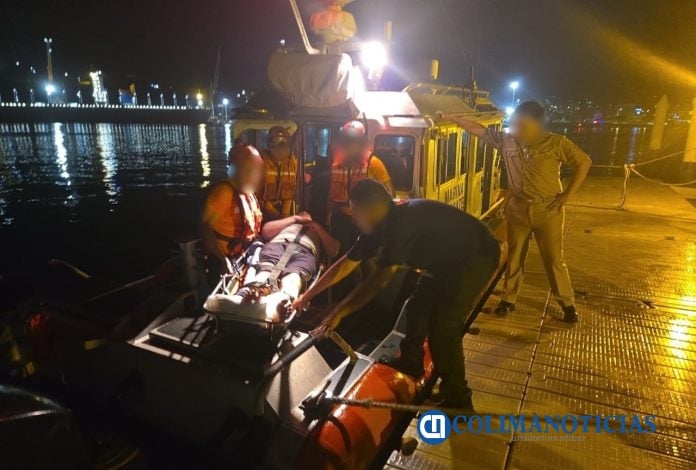 Marina realizó evacuación médica en inmediaciones del puerto de Manzanillo (2)