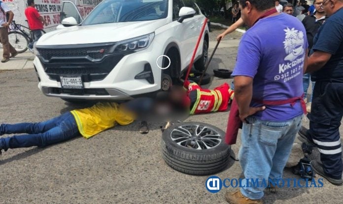 Menor de edad es atropellada en la Av. Gonzalo de Sandoval en Colima
