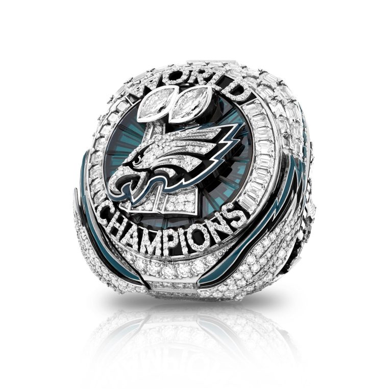 Así luce el anillo de campeonato de los Philadelphia Eagles
