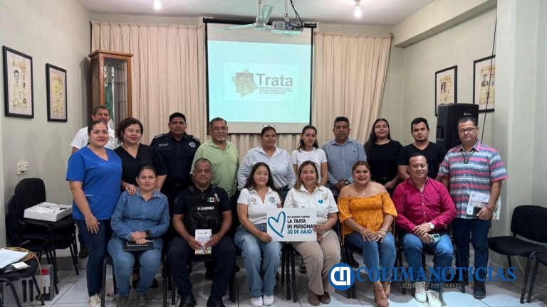 Capacitan a funcionarios del Ayuntamiento de Armería en atención a víctimas de trata de personas