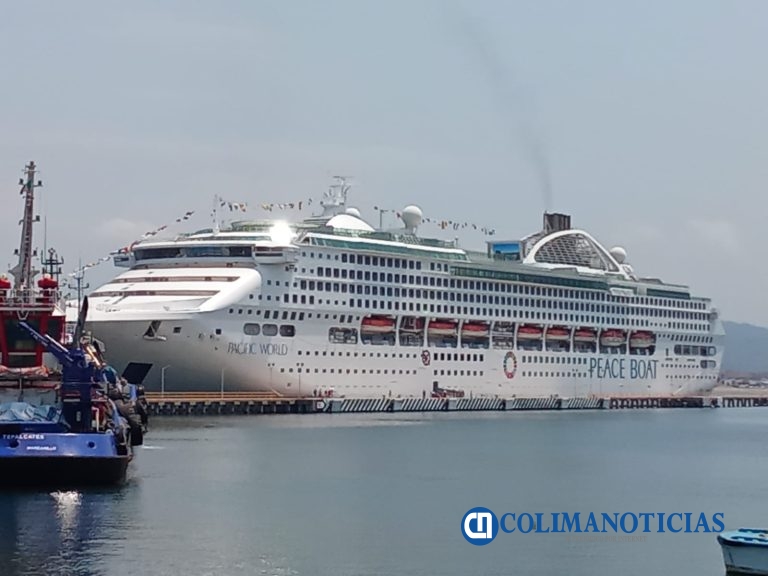 Atraca “Peace Boat” en Manzanillo; promoverá la paz y derechos humanos