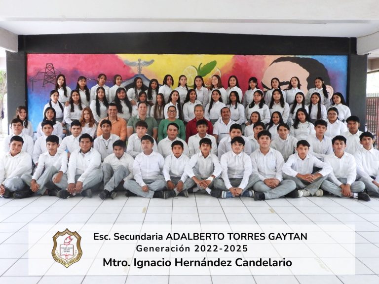 Egresan alumnos de la Generación 25 en la Secundaria “Adalberto Torres Gaytán”