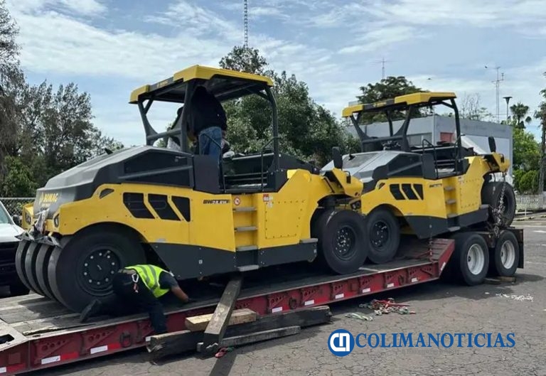 Entrega la SICT “trenes de pavimentación” para Colima