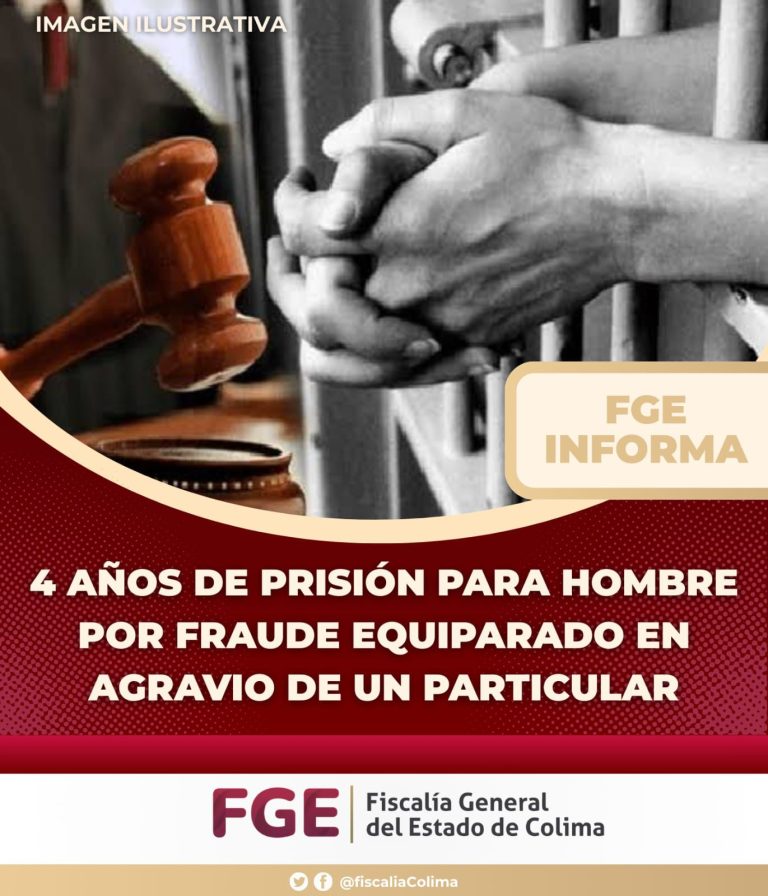 4 años de prisión para hombre por fraude equiparado en agravio de un particular