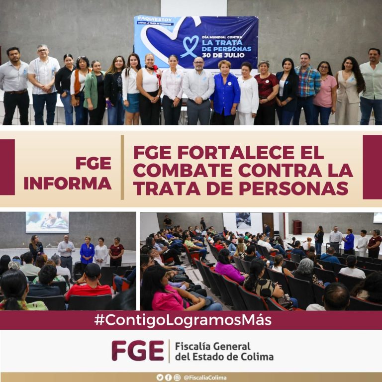 FGE fortalece el combate contra la Trata de Personas