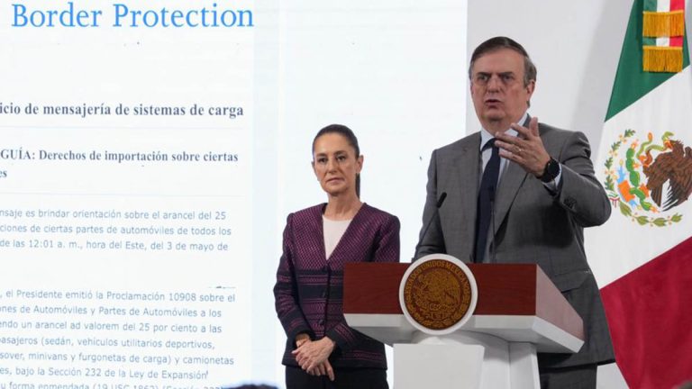 México rechaza aranceles del 30 % de Trump y abre mesa de negociación con EE.UU.