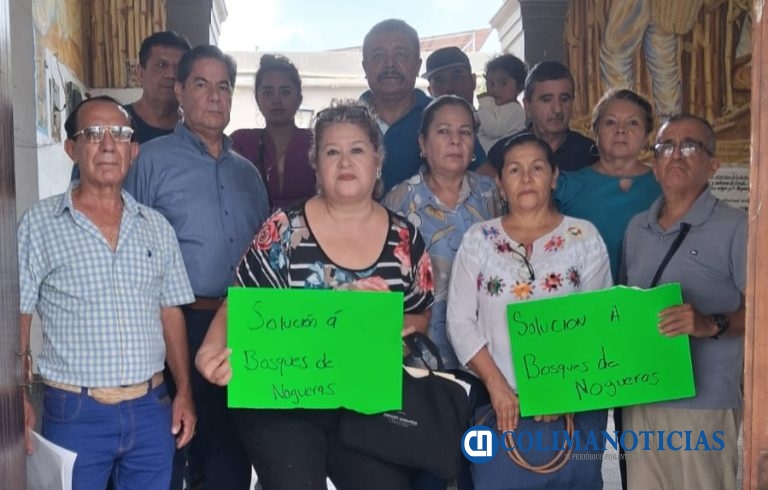 Compradores de lotes en “Bosques de Nogueras plus” exigen a Ayuntamiento de Comala que empresa les regularice terrenos