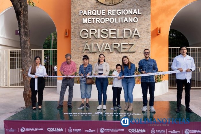Indira Vizcaíno reinaugura el Parque Regional ‘Griselda Álvarez’