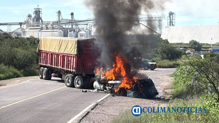 Se registraron narcobloqueos y negocios en llamas tras operativo contra un campamento clandestino en Pabellón de Hidalgo, Aguascalientes