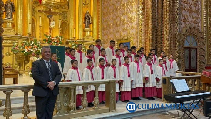 Niños cantores UdeC en el Tercer Festival de Música Sacra de Morelia
