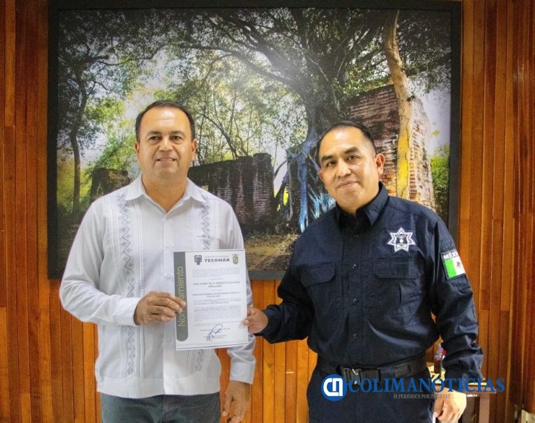 Nombran al marino Ernesto Zuluaga como nuevo director de la Policía en Tecomán