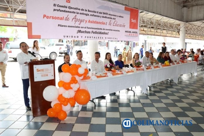 Reconoce la Sección 6 del SNTE al Personal de Apoyo y Asistencia a la Educación (4)
