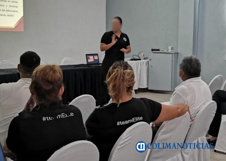 SSP Colima imparte charlas sobre prevención del delito entre el sector empresarial