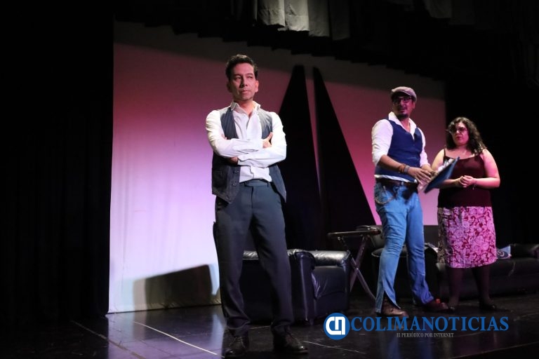 Se presentó con éxito la obra de teatro ‘Estudio Q’ en la Sala Alberto Isaac: Cultura Colima
