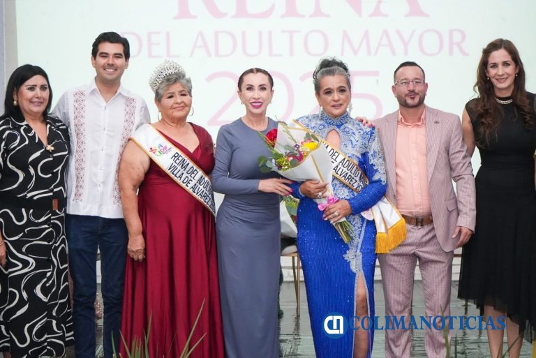 ‎‎Ma. Elena Lozoya, Reina del Adulto ‎Mayor Villa de Álvarez 2025