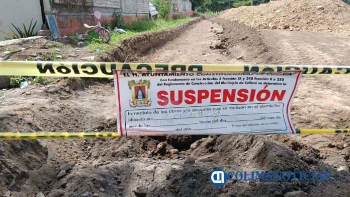 Ayuntamiento de Colima suspende obra irregular que dañaba arbolado en Bosques del Sur (2)