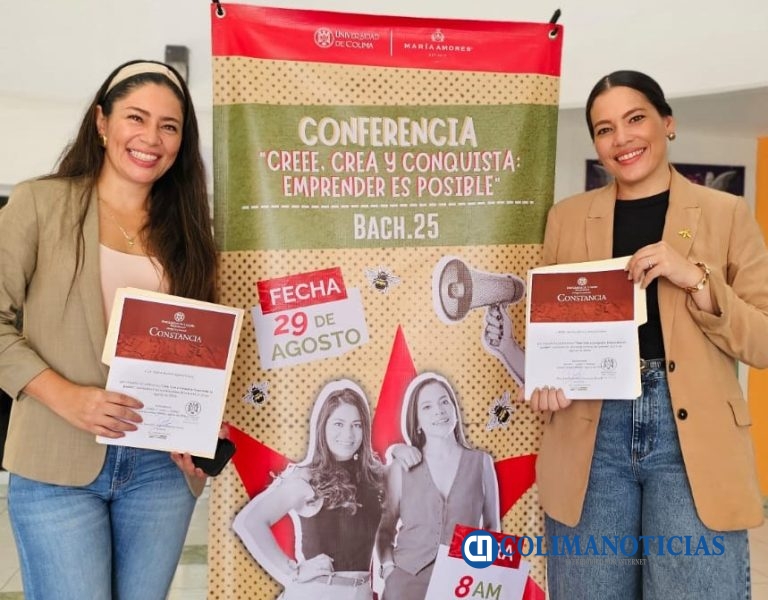 Bachillerato 25 recibe a fundadoras de “María Amores”, únicas colimenses en Shark Tank México