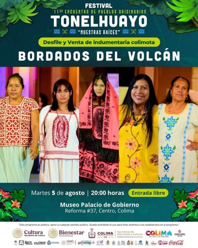 Cultura Colima invita a la pasarela ‘Bordados del Volcán’ en Museo Palacio de Gobierno (6)