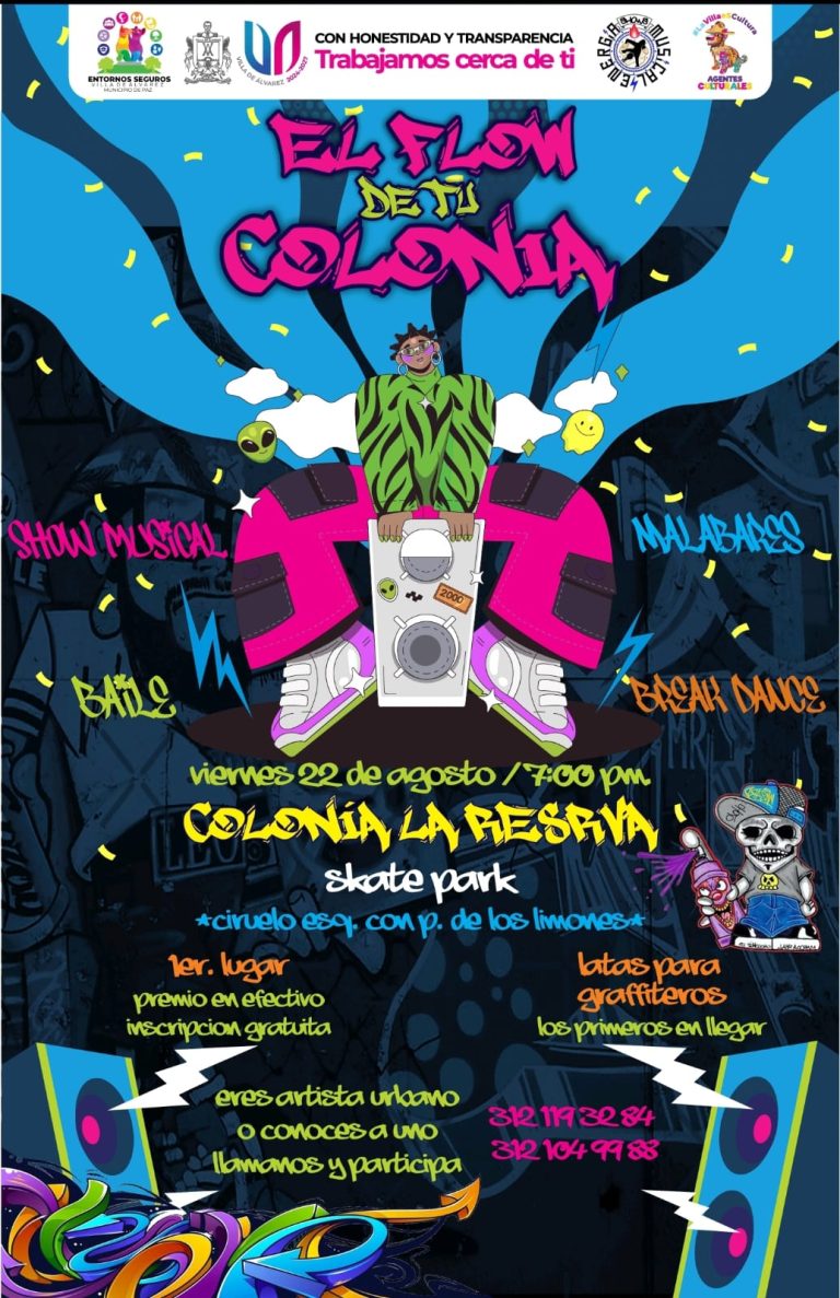 ‎Invitan al concurso “El Flow ‎de tu Colonia”, en La Reserva