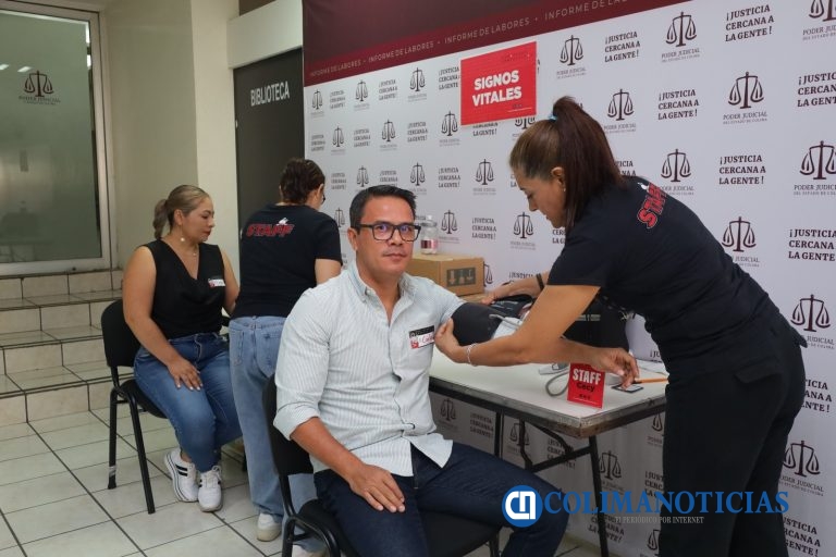 Exitosa jornada de donación de sangre organizada por los Poderes Legislativo y Judicial en Colima