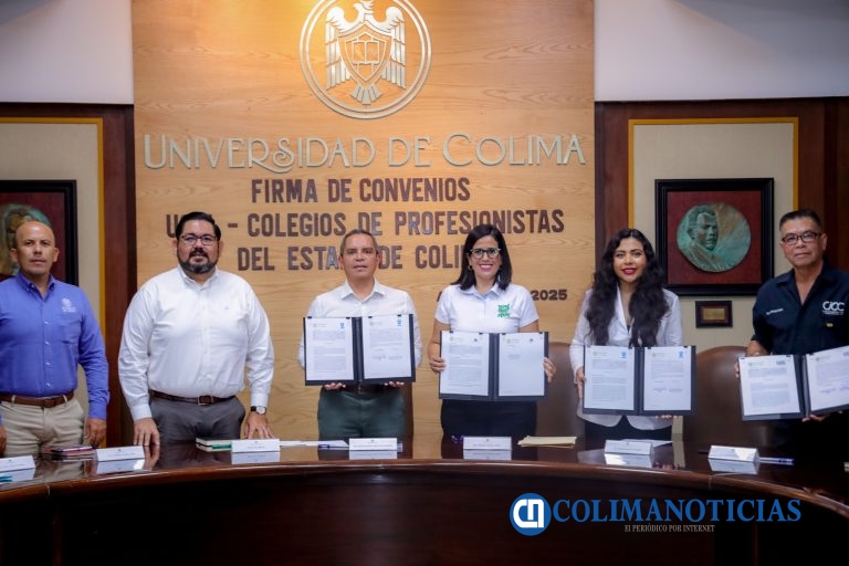 Firman UdeC y colegios de profesionistas convenio de amplio beneficio para la sociedad