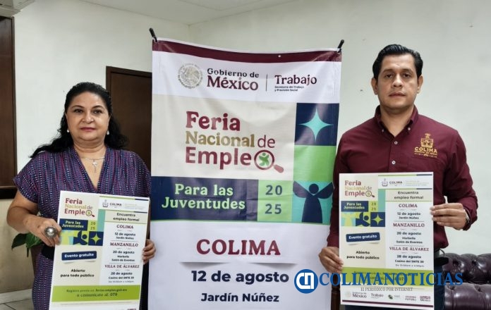 Gobierno del Estado de Colima impulsa oportunidades laborales para jóvenes con la 'Feria de Empleo 2025'