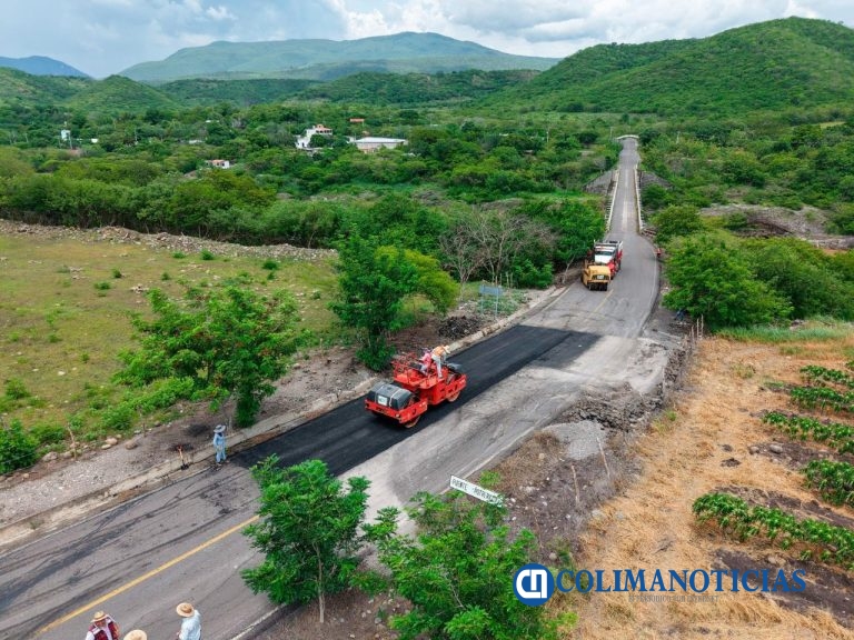 Gobierno del Estado rehabilita 31.5 kilómetros de carreteras en el municipio de Colima