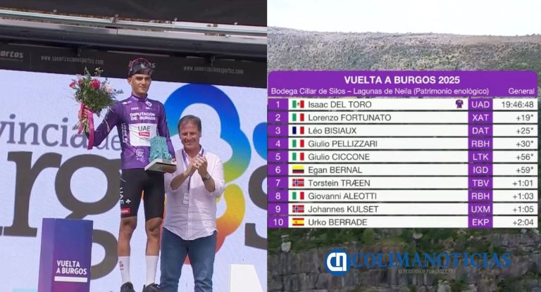 Isaac del Toro logra remontada y gana la Vuelta a Burgos 2025