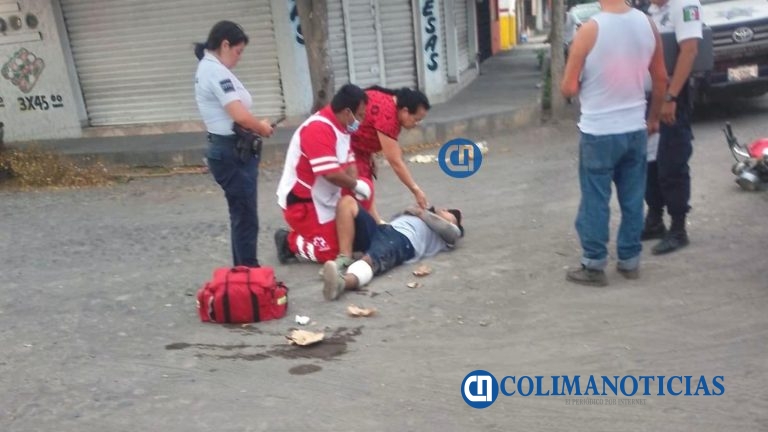 Joven resulta lesionado en choque entre motocicleta y camioneta en La Floresta