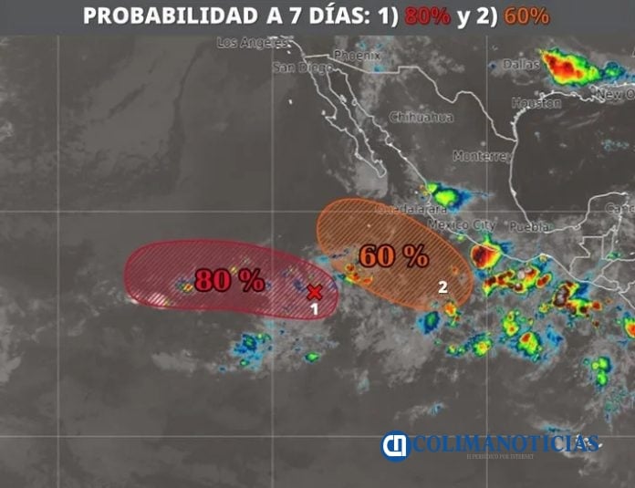 Kiko se fortalece; podría formarse como Ciclón Tropical este fin de semana SMN