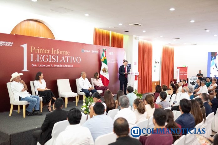 Leoncio Alfonso Morán Sánchez presentó su Primer Informe