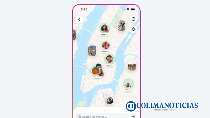 Mapa de Instagram