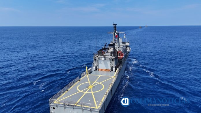 Marina realizó Ejercicio de Adiestramiento Nivel V, frente a las costas de Manzanillo, Colima (2)
