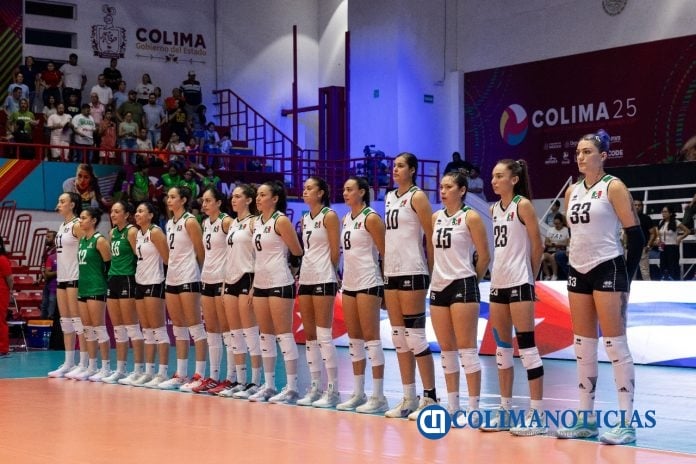 México por el pase a semifinales de la Copa Panamericana de Voleibol Femenil, en Colima