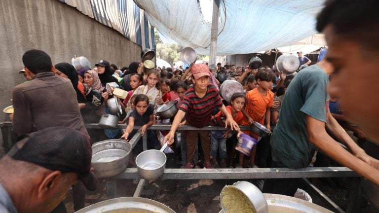 ONU declara oficialmente “hambruna” en Gaza