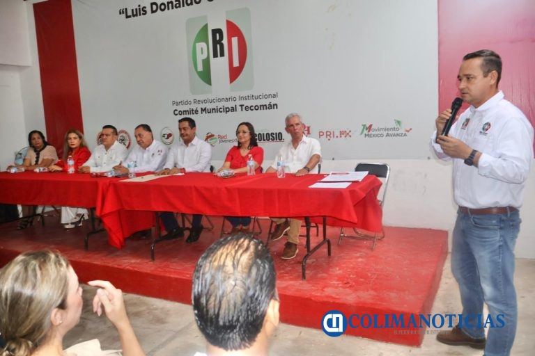 “El PRI en Tecomán busca renacer: Santiago Chávez llama a reorganizar y recuperar la confianza”