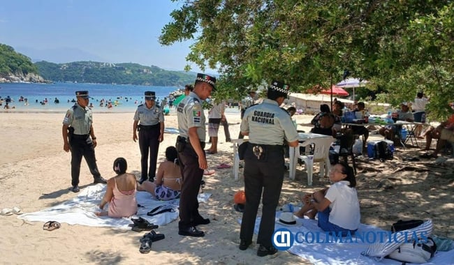 Refuerza la Guardia Nacional su presencia en Playas, por vacaciones de Verano
