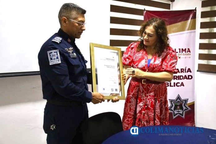 SSP Colima certificado de Espacio Libre de Violencia (2)