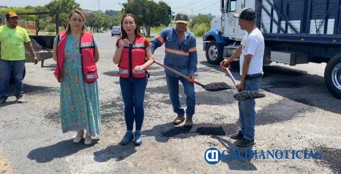 Se intensifica bacheo en Villa de Álvarez; se han erogado $4 millones Tey