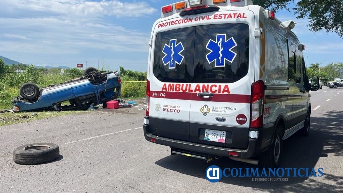 Volcadura de vehículo
