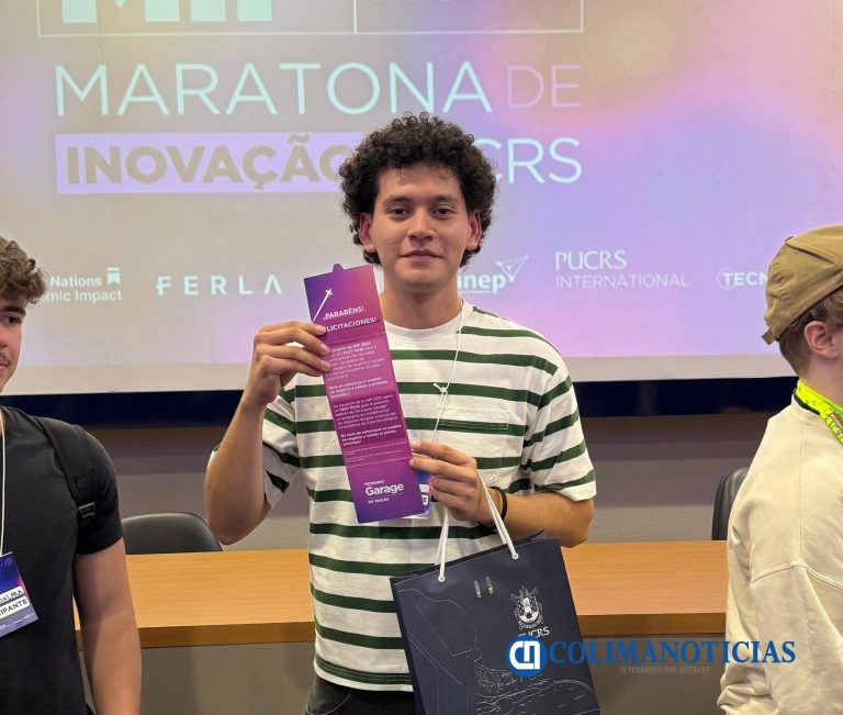 Con buenos resultados, estudiante de la UdeC en Maratón de Innovación realizada de Brasil