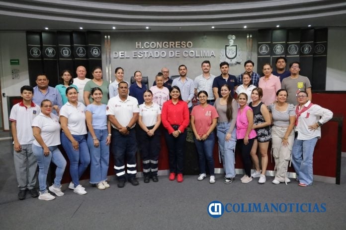 Capacitan a personal del Congreso con “Brigada Multifuncional” de Protección Civil